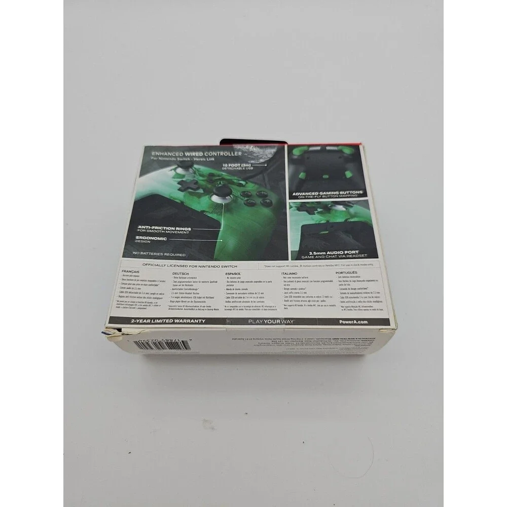 The Legend of Zelda Wired Controller for Nintendo Switch - Green Power A NEW